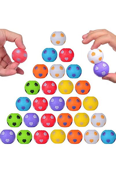 Choice 10 قطع عشوائية 10/20 قطعة لعبة كرة القدم الدوارة بالأصابع للمدرسة وريا...