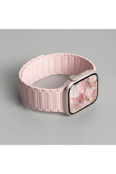 Choice حزام سيليكون أكسفورد مقاس S10-42 مم 38 40 41 مم لساعة Apple Watch 46 م...