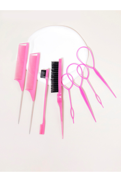 Choice مجموعة أمشاط تصفيف الشعر من daer2quan2gou-mei مكونة من 8 قطع، فرشاة شع...