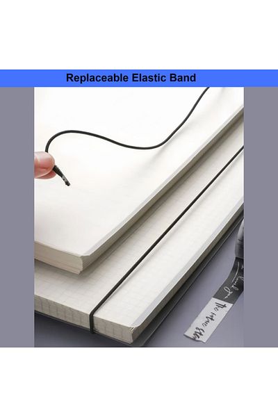Choice A5 A4 A5 B5 Square Coil Notebook 120 Sheets/ 240 Pages with Elastic Band Sde Flip Spiral Book Notebo