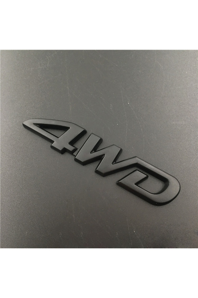 Choice black 1Pcs 3D Chrome Metal Car Letters Logo 4WD Car Fender Side Rear T...