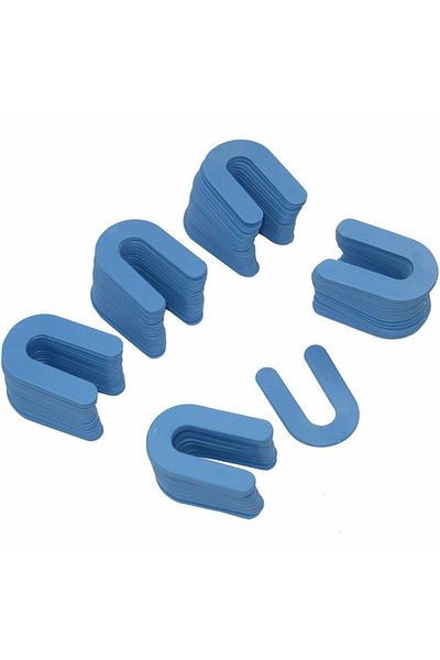 Choice 100pcs U-shaped Horseshoe Shims Tile Spacers Pp Level Wedges Positioning Clips Cabeceros Piscina ...
