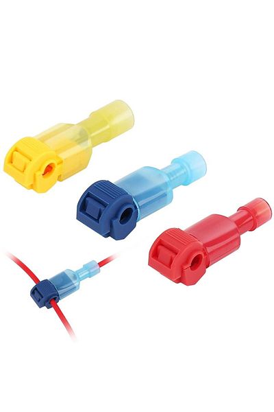 Choice 40pcs(20 SET) Blue 40pcs(20SET) T Shape Electrical Cable Connector Quick Splice Lock Wire Terminal C