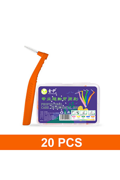 Choice4 20 قطعة فرشاة أسنان بزاوية 1.2 مم لتقويم الأسنان فرشاة ناعمة دقيقة لأقواس الأسنان