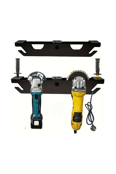 Choice Angle Grinder Storage Rack Space-Saving Grinder Stand with Cord Hanger Angle Grinder Rack Sturdy ...