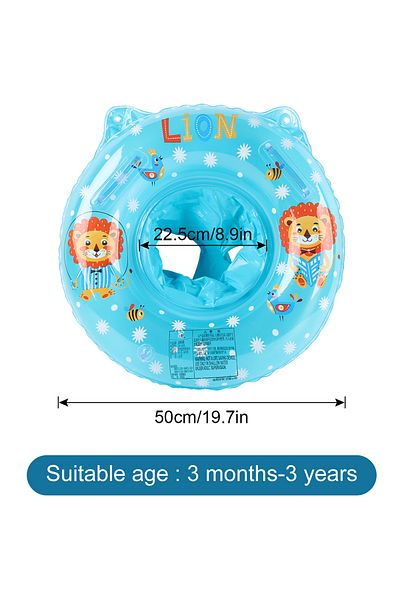 Choice Blue Lion Inflatable Baby Pool Float,Summer Beach Toys Toddler floaties for kids 3-5 age,Swimming ri