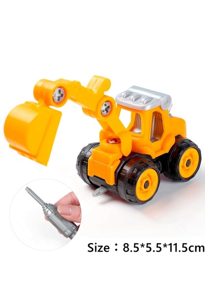 Choice27 1pcs Engineering Ctruction Cake Topper 0-9 Birthday Party Tractor Tr...