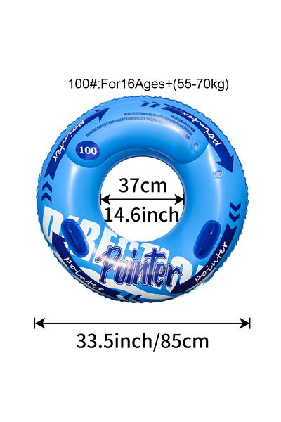 Choice Blue 100 Double Balloon Inflatable Swimming Ring，beach Toys Pool Floaties For Adults,swim Inner Tube