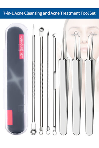 Choice مجموعة مكونة من 7 قطع لإزالة الرؤوس السوداء، ومستخرج حب الشباب، ومجموع...