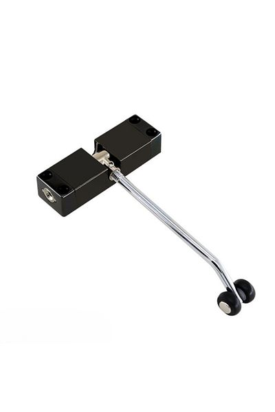 Choice black High quality zinc al Automatic Spring Door Closer Door Closing Device Can Adjust The Door Clos