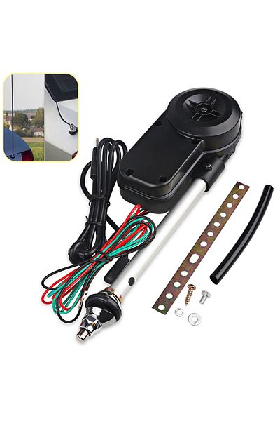 Choice AM FM Transmitter Aerials Electric Antenna Automatic Telescopic Exterior Vehicle Accessories 12V ...
