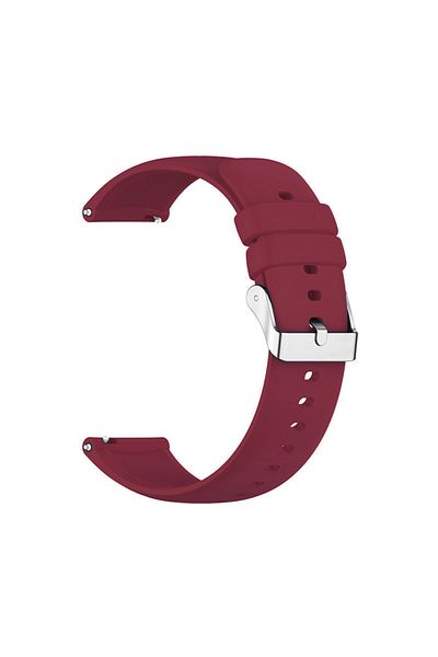Choice 20mm wine red Hot Sell 20MM 22MM Silicone Watch Strap 20/22mm Universal Watchband Wristwatch Band fo