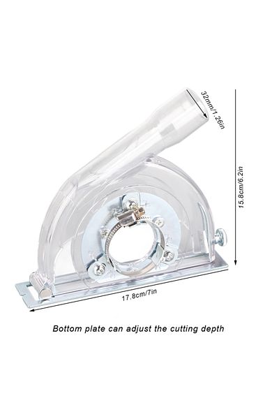 Choice 4 Inch Angle Grinder Dust Cover Cutting Dust Cover Grinding Shroud for 100/125/150mm Angle Grinde...