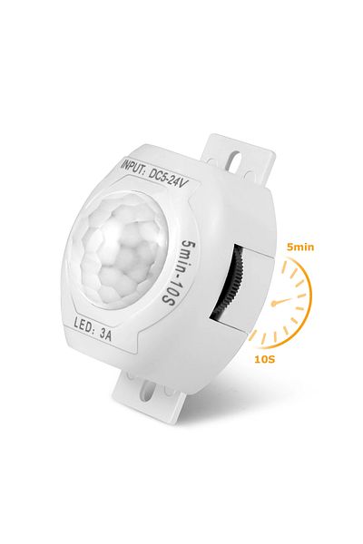 Choice DC 5V 12V 24V 3A Highly Sensitive PIR motion Sensor Light Switch Infrared IR Sensor Detector Swit...