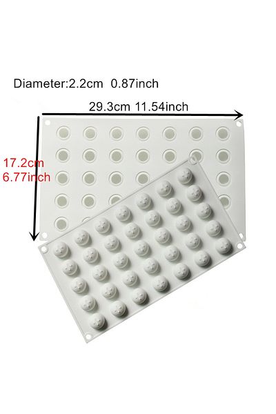 Choice 2.2cm ball Silicone Chocolate Mold Silicon Ball Cake Moulds 3D Half Sphere Candy Truffle Baking Tray