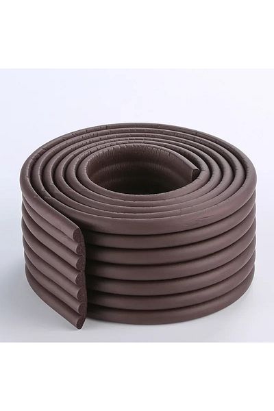 Choice C136-Brown 2M Baby Safety Protection Strip Table Desk Edge Guard Strip Corner Protector Furniture Co