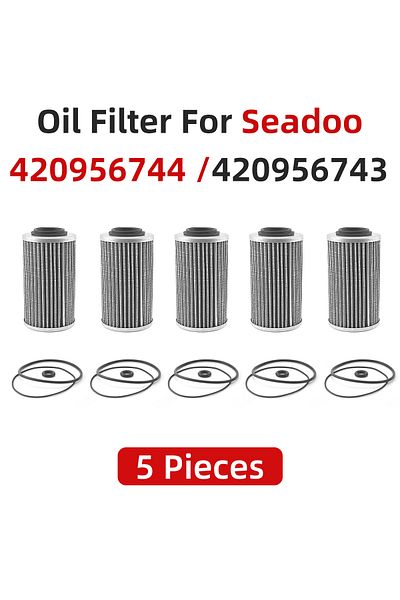 Choice 5 PIECES 420956744 97950 Oil Filter For Seadoo BRP 130 155 170 230 300hp GTI130/155/170 GTX 170/230/