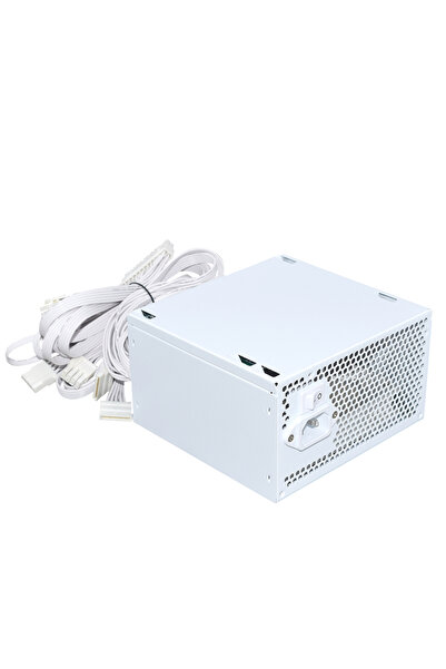 Choice مصدر طاقة 650 واط من JULONGFENGBAO White ATX 650 واط لكمبيوتر سطح المكتب وألعاب الفيديو الرياضية الإلكترونية 110-230 فولت منخفض الضوضاء