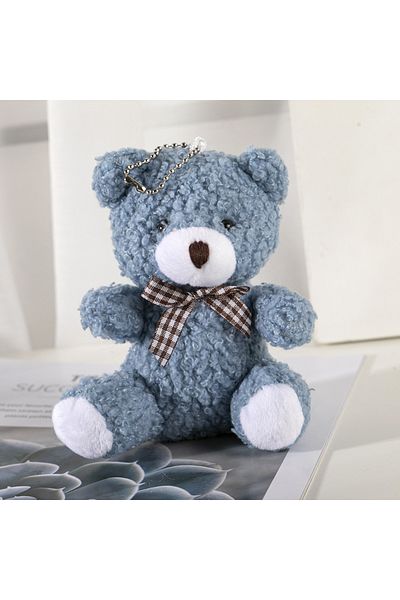 Choice blue New Style Hot sale Cute Teddy Bear Pendant Plush Doll Little Bear Doll Small Doll Bag Soft Cute