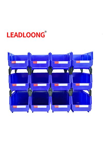 Choice Blue 12pcs LEADLOONG V2 Part Bin 12pcs 8 x5x4in/20*13*11cm Sundries Tool Organizer Box Suitable For