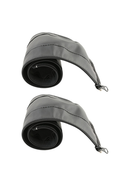 Choice 1 قطعة غطاء مقبض جلدي بني لعربة الأطفال، مسند ذراع عربة الأطفال، حافظة...