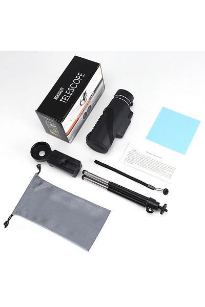Choice Black Suit 80x100 Hd Zoom Powerful Monocular Telescope Portable Binoculars Long Range Telescope Hunt