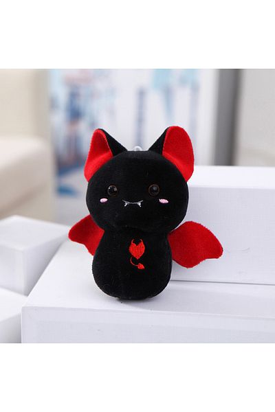 Choice black Cute Little Bat Keychain Doll Cute Cartoon Plush Toy Doll Pendant Bag Hanging Ornaments Deskto