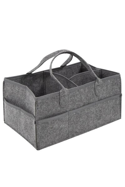 Choice حقيبة تنظيم ملحقات عربة الأطفال باللون الأسود، حقيبة حمل قابلة للطي لت...