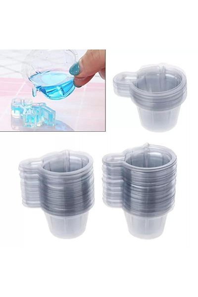 Choice 50pcs 50Pcs 40ML Plastic Urine Cups Disposable Cups Dispenser For DIY Epoxy Resin Jewelry Making Too