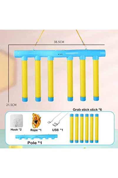 Choice لعبة تحدي العصي المتساقطة الصفراء للأطفال، لعبة التقاط العصي، تدريب عل...