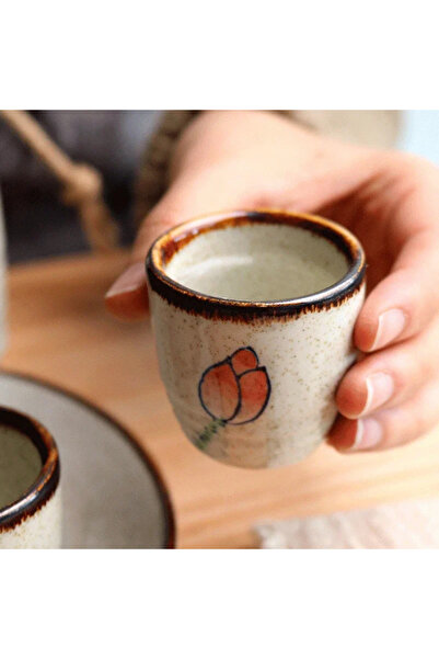 Choice 50 مل D-1 قطعة 50 مل من السيراميك على الطراز الياباني مجموعة أكواب نبي...