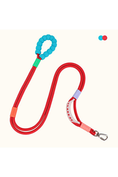 Choice Red Versatile Pet Traction Leashes with a Comfortable Foam Handle