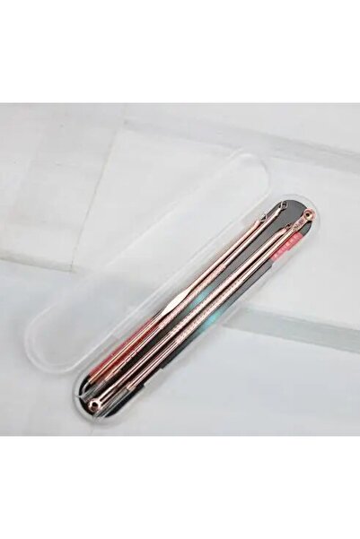 Choice مجموعة أدوات إبر حب الشباب المكونة من 4 قطع مطلية بالذهب، غير حسية، لعلاج حب الشباب، دقيقة للغاية، مدببة للغاية