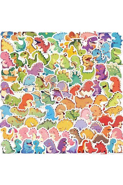 Choice 100pcs 100pcs Mini Dinosaur Graffiti Animals Stickers Phone Guitar Laptop Notebook Suitcase Water Bo