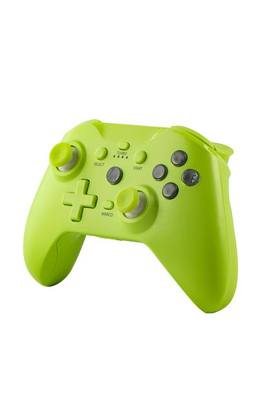 Choice green Wireless Gamepad for Android/iOS/pc/PS3/PS4 Bluetooth Game Controller 6-axis Gyro TURB Continu