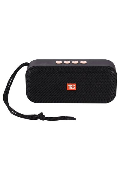 T&G Black Bluetooth Speaker Tg516 Portable Mini Wireless Soundbar Outdoor Indoor Subwoofer Loudspeaker S