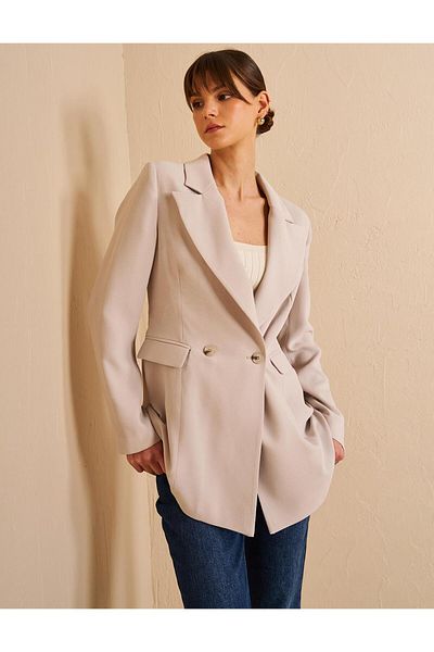 Kayra Ανδρικό πέτο Blazer - Stone