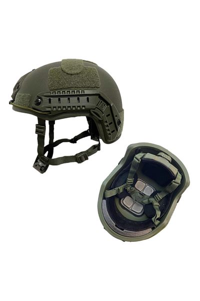 Choice H2000B-Green Ballistic ACH High Cut Tactical Helmet Bulletproof Body Armor Aramid Core Helmet Safety