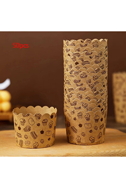 Choice قوالب كب كيك ورقية مقاومة للحرارة، ٥٠ قطعة، للخبز والتقديم - ملحقات مطبخ صغيرة