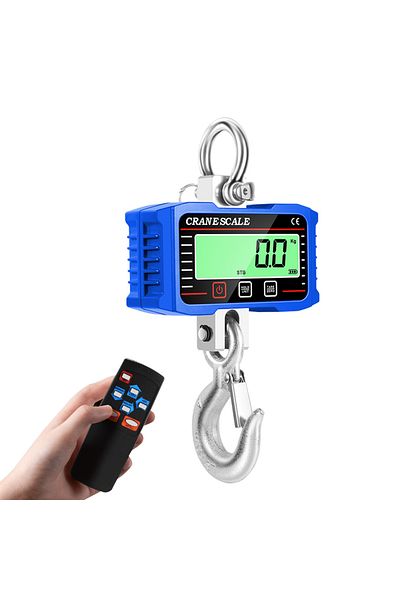 Choice Blue Digital Lcd Display 2000kg Crance Scale Portable Electronic Heavy Duty Weight Hook Crane Indust
