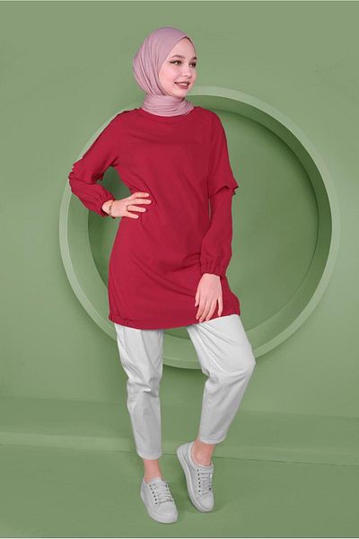 Alvina Tunic with Pul Sleeves with Sequences 41353