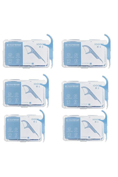 Xiaomi 6 قطع متوفرة في المخزون من Youpin Soocare Dental Foss Pick، أعواد أسنان، أعواد أسنان، العناية بالفم، تصميم مريح