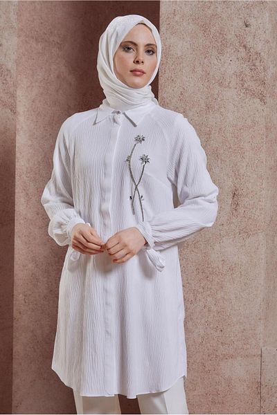 Alvina STONE PRINTED TUNIC 43921