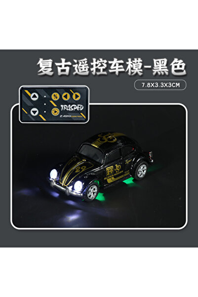 Choice سيارة بيتل صغيرة لاسلكية جديدة باللون الأسود موديل 2025 مزودة بجهاز تح...