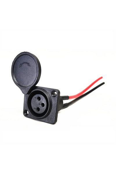 Choice Charger Connector Battery Charger Port 3pin Inline Connector Jack Socket For Scooter E-wheelchair El