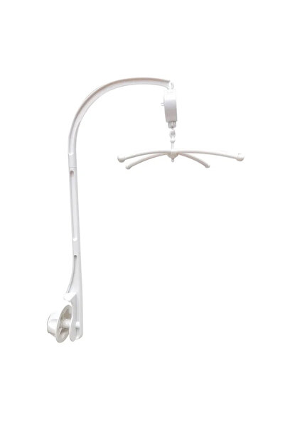 Choice A03 66cm Baby Bed Bell Toy Holder White Rattles Bracket Mobile Crib Music Box Newborn Bell Crib Toy,