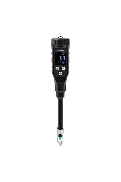 yieryi Soil meter Smart Soil PH Meter 0.0~14.0pH Bluetooth Soil Tester Data Logger Temp Acidity Analyzer fo