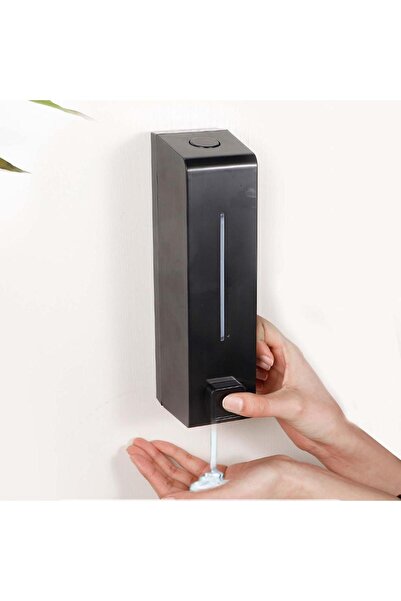 Choice موزع صابون أسود 600 مل مثبت على الحائط، حاوية لوشن لغسل اليدين للحمام ...