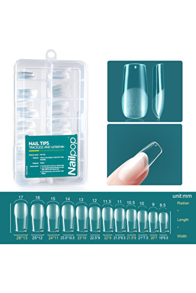 Choice أطراف أظافر جل ناعمة من إم سكوير، 120 قطعة، مصنوعة من مادة الأكريليك، ...