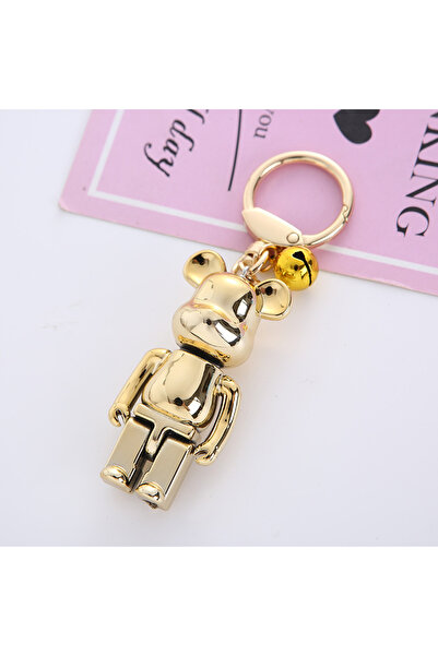 Choice4 سلسلة مفاتيح على شكل دب عنيف ناعم من الكرتون بطول 6 سم، سلسلة مفاتيح ...